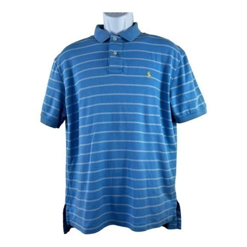Polo Ralph Lauren Men’s T-shirt Striped Blue White size M